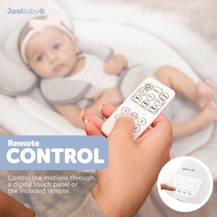 Jool Baby Nova Nature Baby Swing - Gentle Infant Swing for Newborns & Toddlers - Perfect for Nursery, Playroom & Outdoor Use