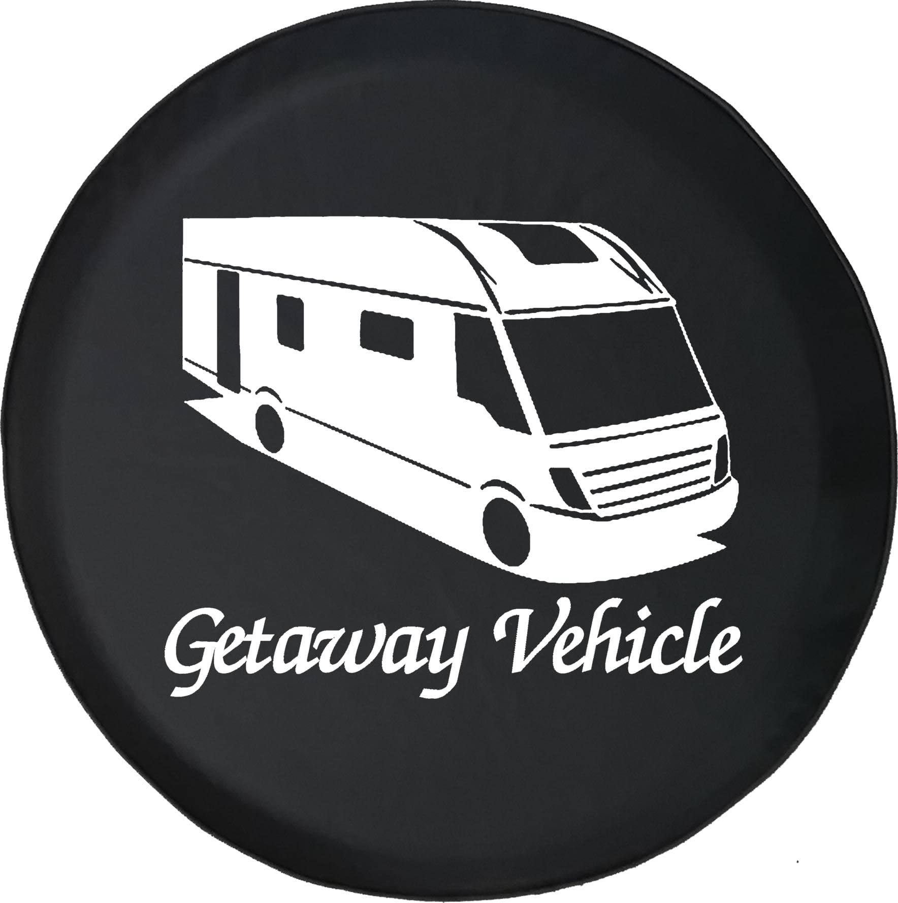 Funny Spare Tire Cover for RV, SUV, Truck & Trailer - 33 Inch Black Thick PVC Leather Wheel Protector | Waterproof & Durable for Camping, Road Trips & Outdoor Adventures