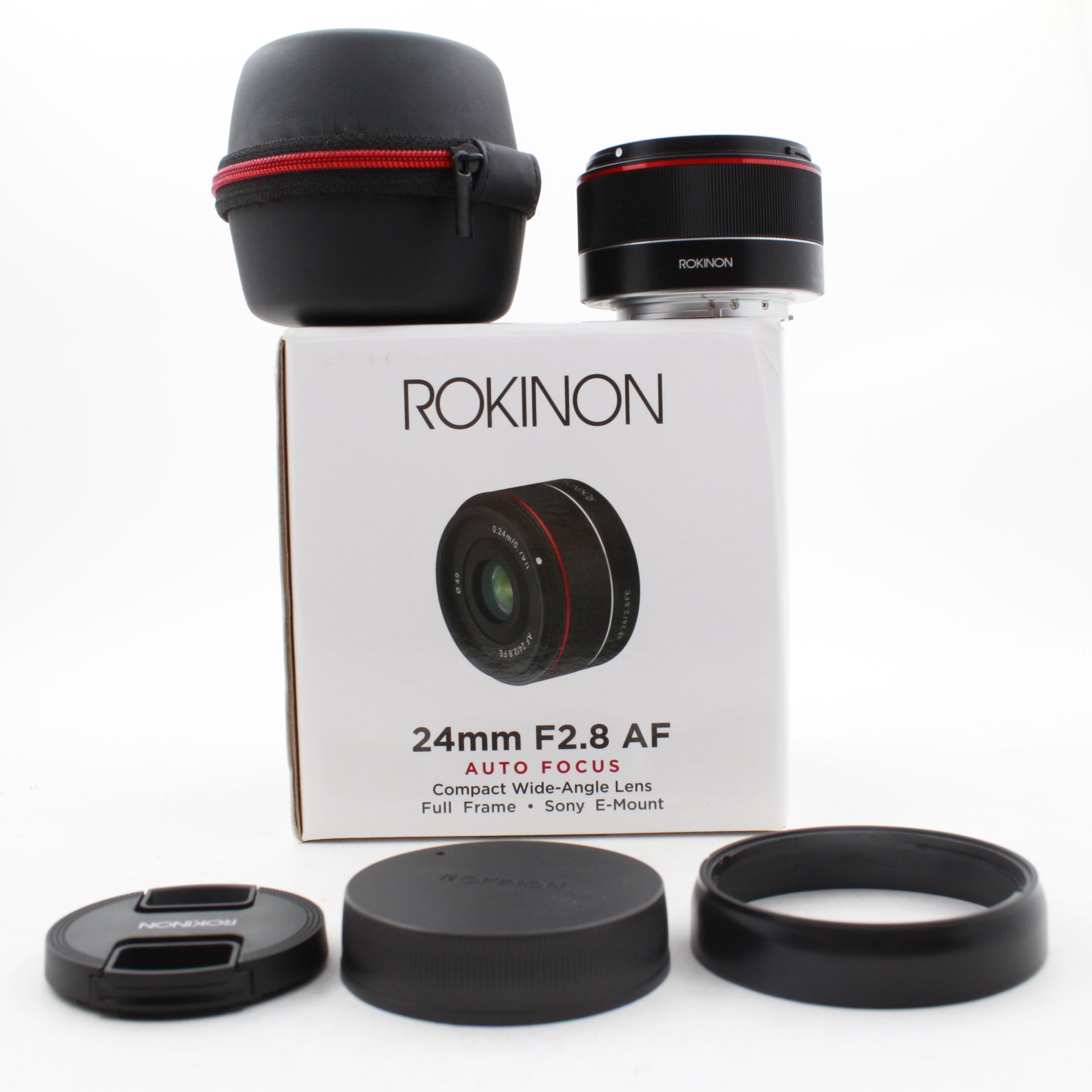 Rokinon AF 24mm f/2.8 FE Lens for Sony E Mount - Used in Excellent Condition with Original Box | Perfect for Street Photography & Low-Light Shooting