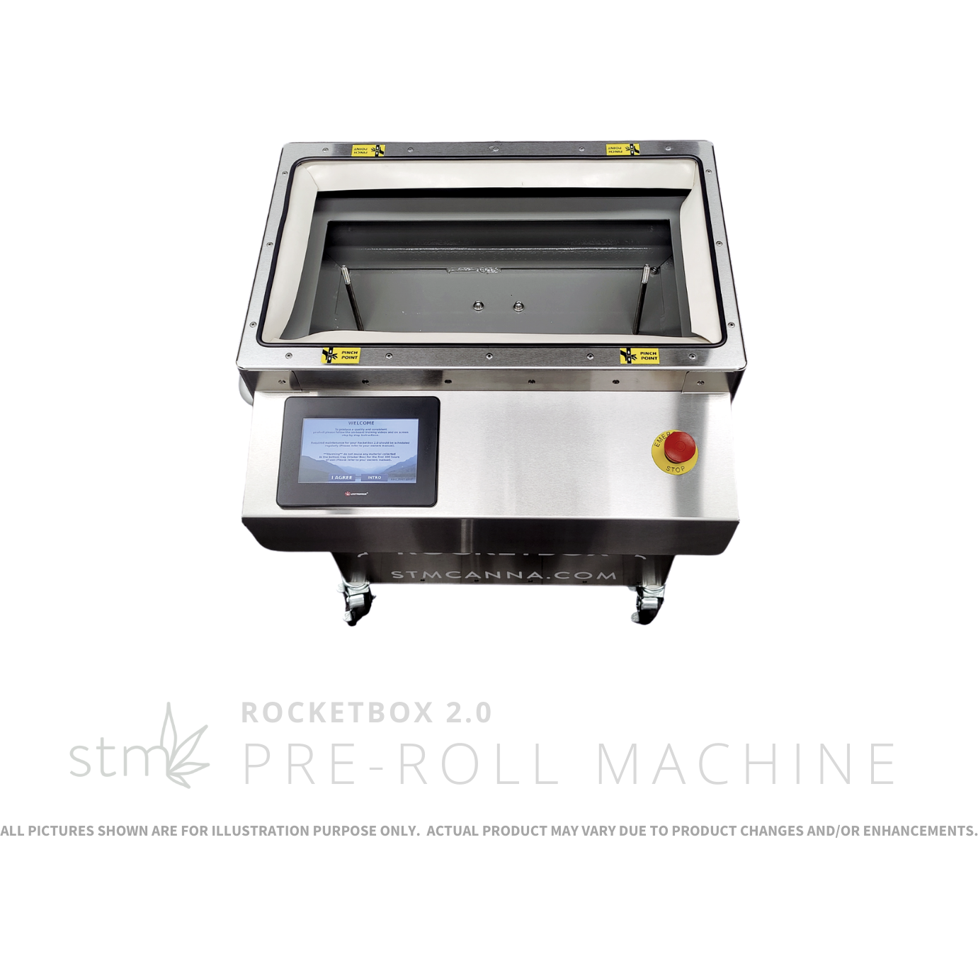 STM Canna RocketBox 2.0 Pre Roll Cone Filling Machine - Fast & Easy Joint Rolling for Dispensaries & Home Use