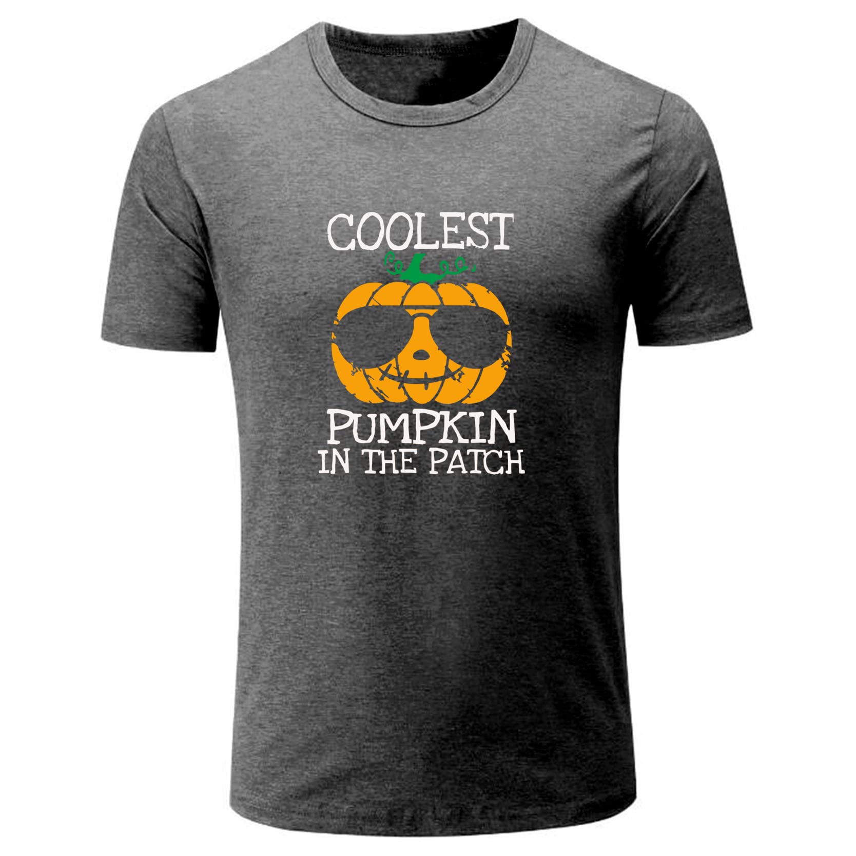 Coolest Pumpkin in The Patch Halloween T-Shirt for Men - Funny Halloween Costume Party Outfit & Spooky Gift Idea