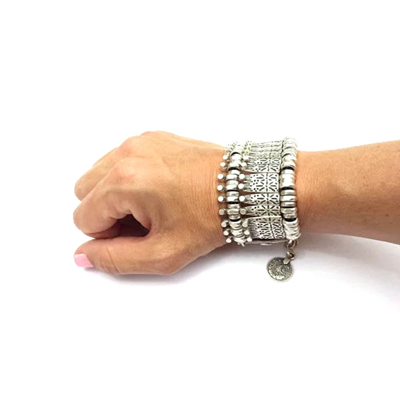 Handmade Turkish Festival Bracelet - Boho Beaded Jewelry for Women - Perfect for Weddings, Parties & Cultural Celebrations