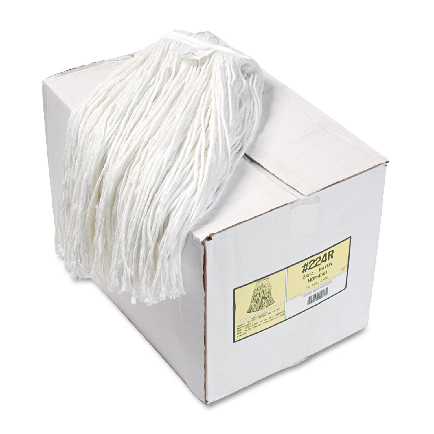 Premium Cut-End Wet Mop Heads - Heavy Duty Microfiber Floor Cleaning Pads for Hardwood, Tile & Laminate - Perfect for Homes, Offices & Commercial Use