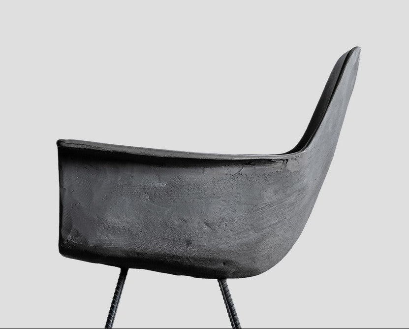Hauteville Armchair by Lyon Beton - Modern Lounge Chair for Living Room, Office & Reading Nook - Durable & Stylish Accent Furniture