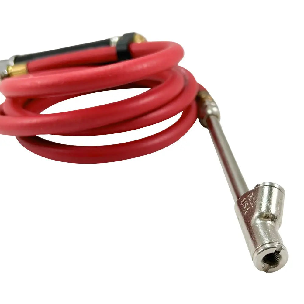 Dill Tire Inflator with 6ft Hose & Straight Angle Chuck - 72 6 6999FT - Perfect for Car, Bike, Motorcycle & RV Tire Inflation
