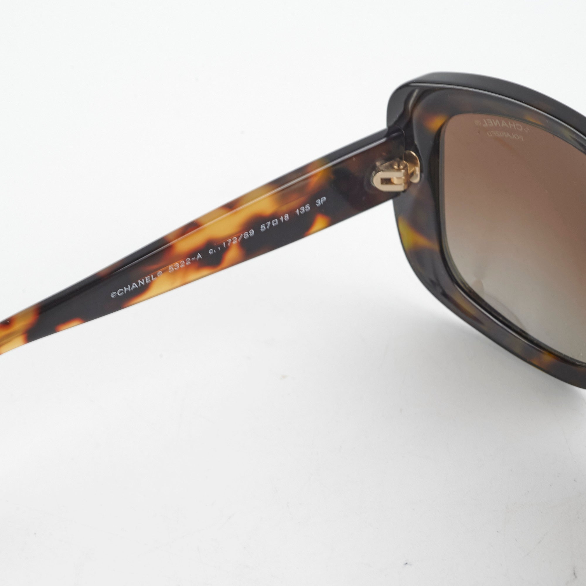 Chanel Tortoise Shell Squoval Sunglasses for Women - Classic Designer Shades for Fashion & Sun Protection - Perfect for Beach, Driving & Outdoor Activities