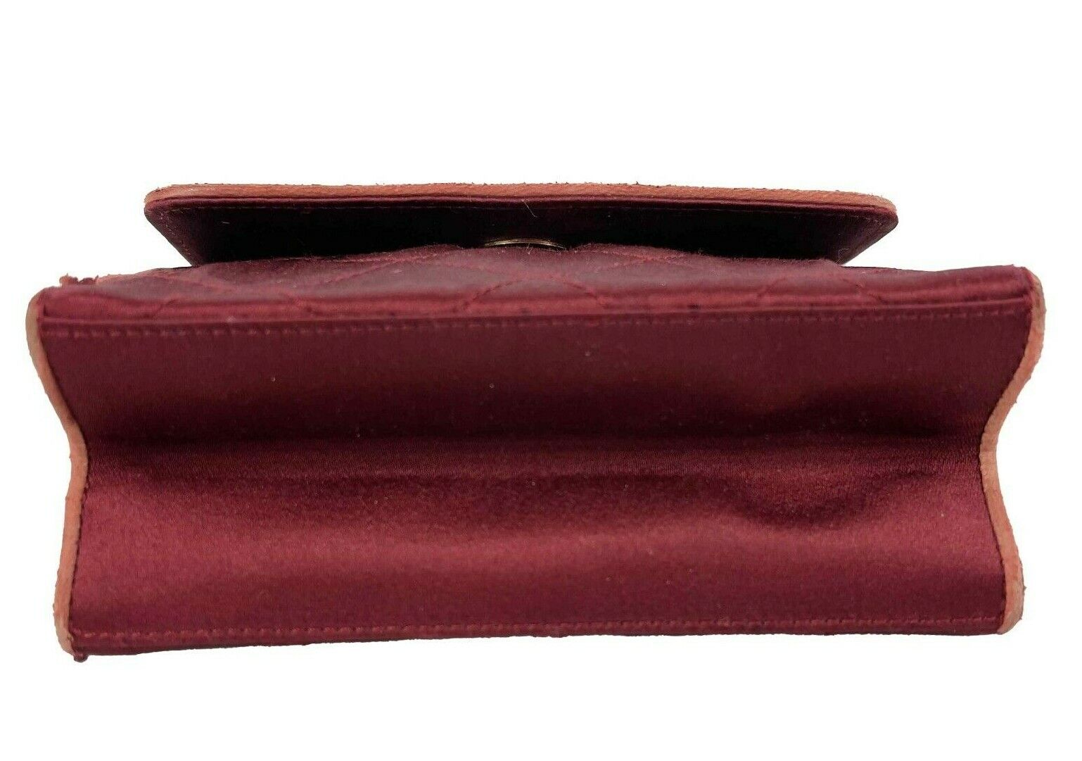 Vintage CHANEL Mini Satin Quilted Rope Shoulder Crossbody Bag in Burgundy & Black | Luxury Designer Handbag for Women | Perfect for Evening Events, Parties & Date Nights