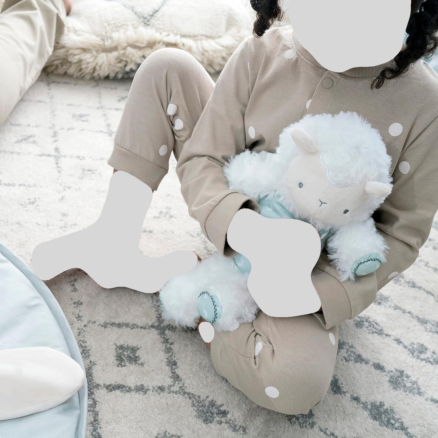 Ingenuity Sheppy's Spot Plush Activity Gym for Babies - Soft & Interactive Playmat with Hanging Toys for Tummy Time, Sensory Development & Early Learning - Perfect Nursery Gift for Newborns & Infants