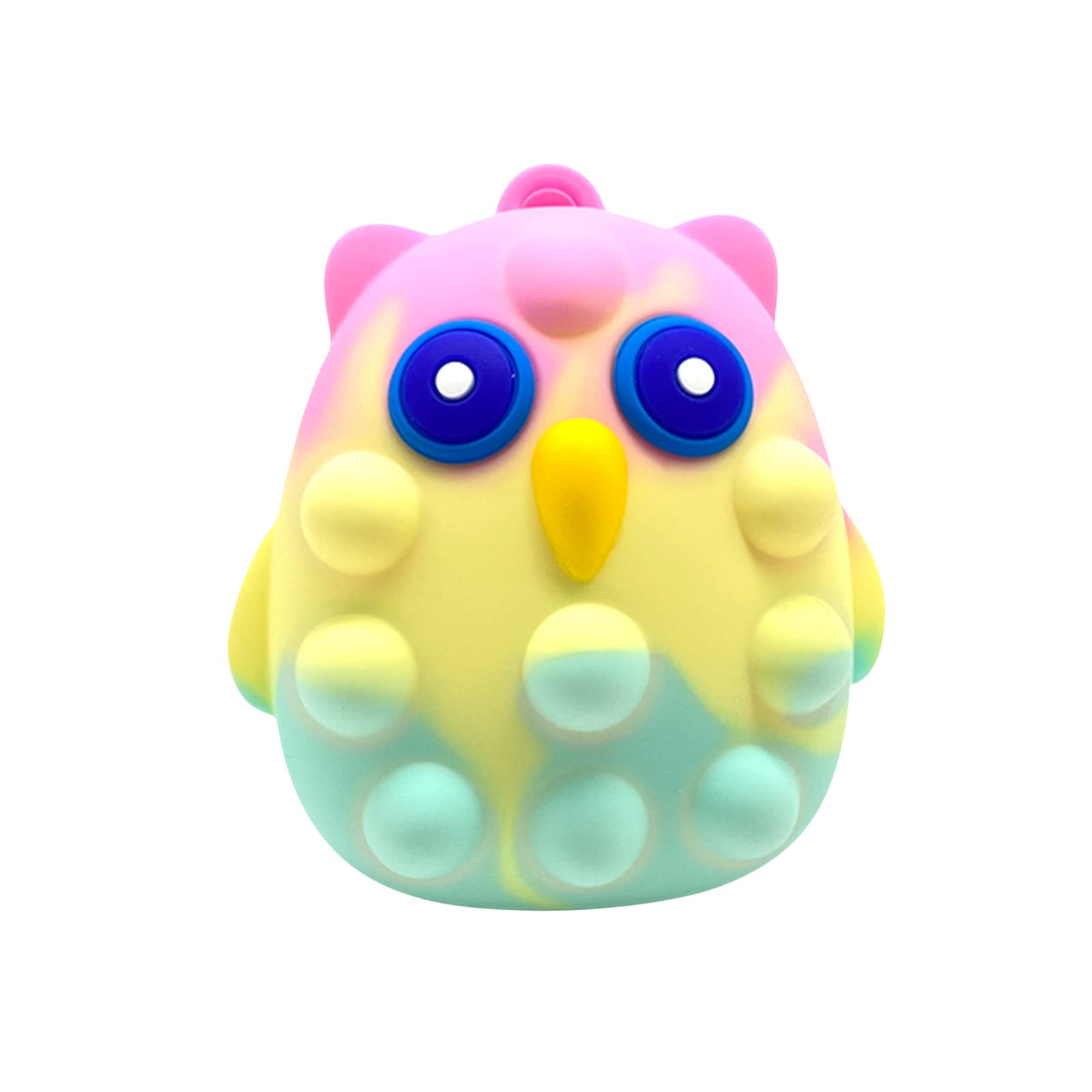 Squeeze Stress Relief Ball - Silicone Bubble Popper Fidget Toy for Kids & Adults - Fun Sensory Compression Toy for Anxiety Relief, Birthday Gifts, Office Desk & Classroom Use