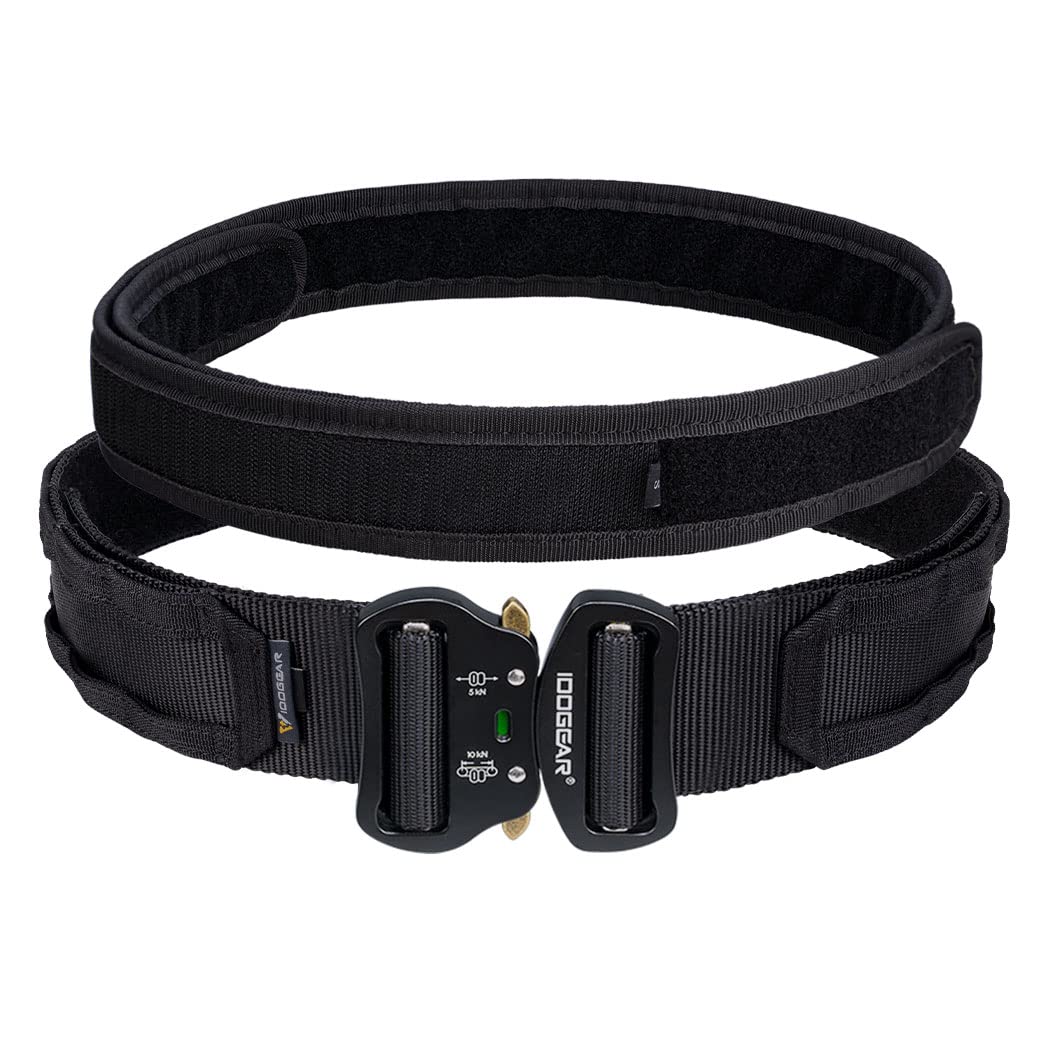 IDOGEAR Tactical Belt Military Style - Heavy Duty 1.75