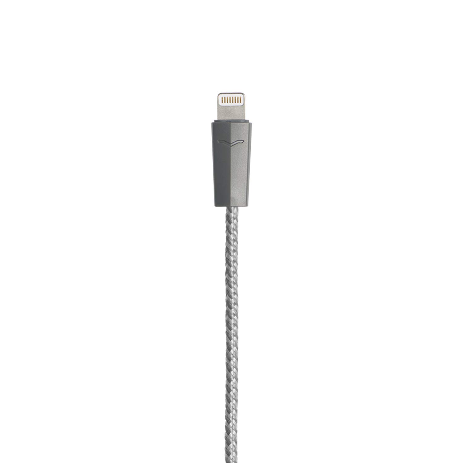 V-MODA Speakeasy DAC/AMP 3-Button Lightning Cable for iPhone - Hi-Fi Audio Adapter with Volume Control (Grey) - Perfect for Music Lovers, DJs & Audiophiles on the Go