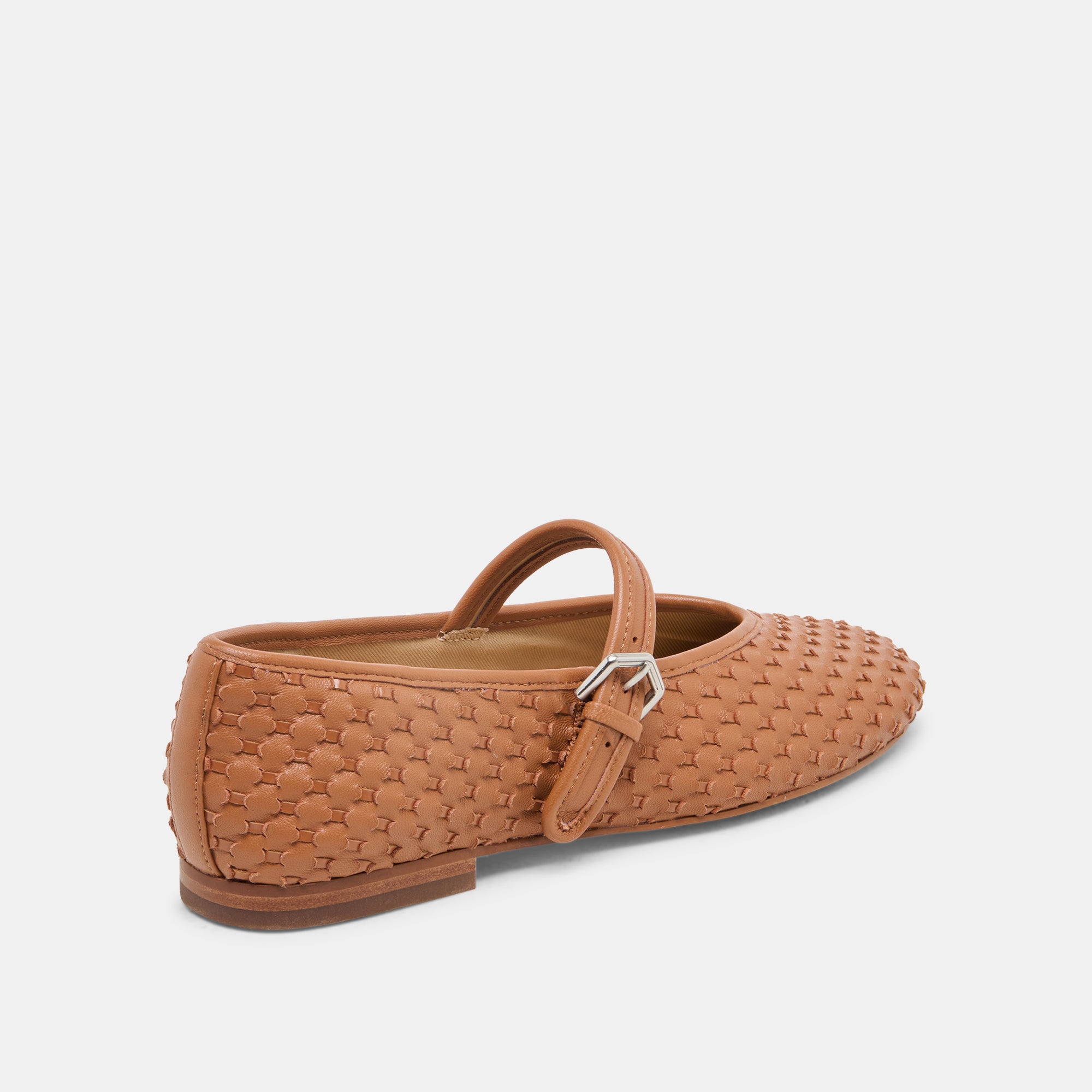 ROSLYN WOVEN BALLET FLATS - Genuine Leather Saddle Shoes for Women | Comfortable & Stylish Slip-Ons for Work, Travel & Casual Outfits