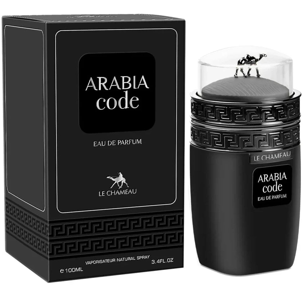 Arabia Code 3.4 oz Eau De Parfum for Men - Long Lasting Fragrance for Date Night & Special Occasions
