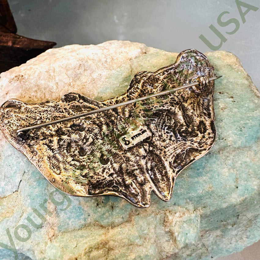 Vintage Art Nouveau Style Sterling Silver Swan Pin Brooch - Elegant Jewelry for Women, Perfect for Weddings, Parties & Gift Giving