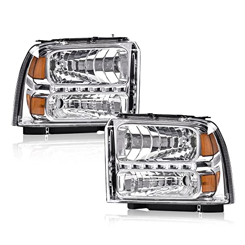 Clear/Chrome Housing Amber Reflector