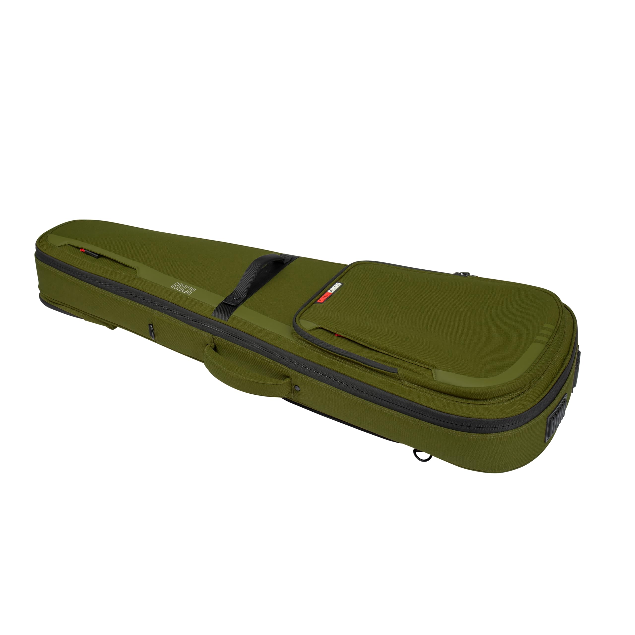 Gator Icon Series Electric Guitar Gig Bag - Green | Durable Padded Case for Electric Guitars | Perfect for Travel, Gigging & Storage