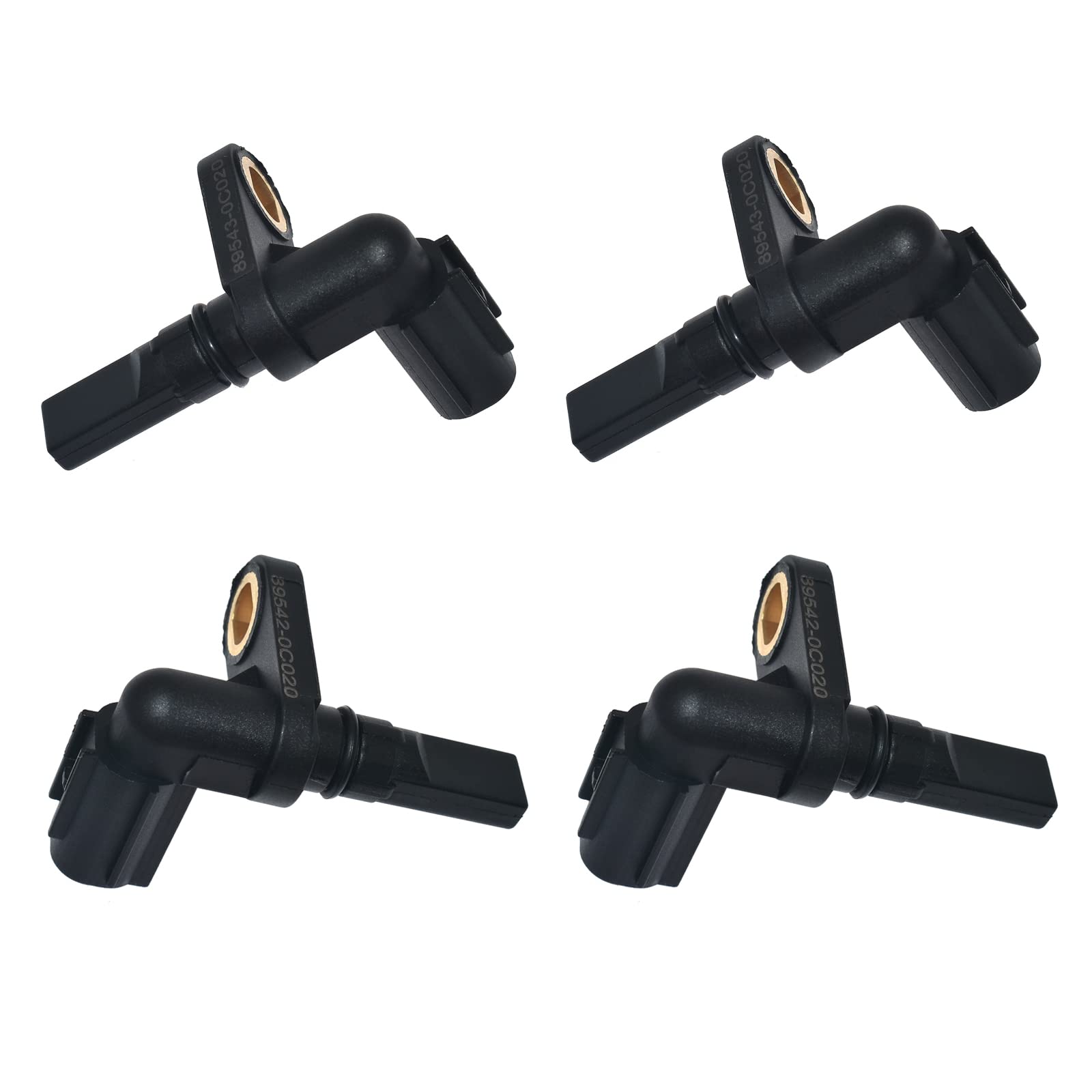 ABS Wheel Speed Sensor Front Right or Rear Right 89542-0C020 89543-0C020 - Compatible with 2007-2017 Toyota Sequoia & Tundra 4.0L 4.6L 4.7L 5.7L V6 V8 - Improve Braking Performance & ABS Functionality for Safer Driving