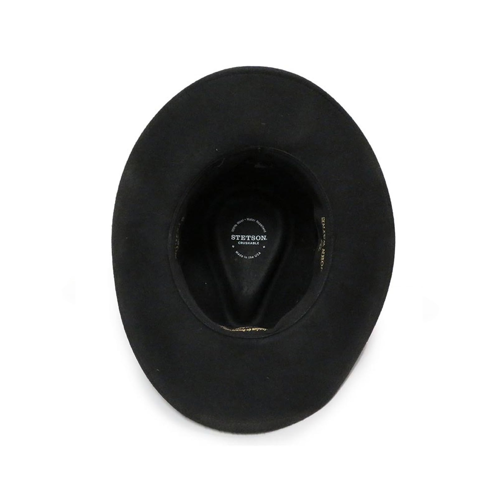 Stetson Men's Fort Crushable Wool Cowboy Hat with Leather Hatband - Western Style, Outdoor, Rodeo & Ranch Wear for Men