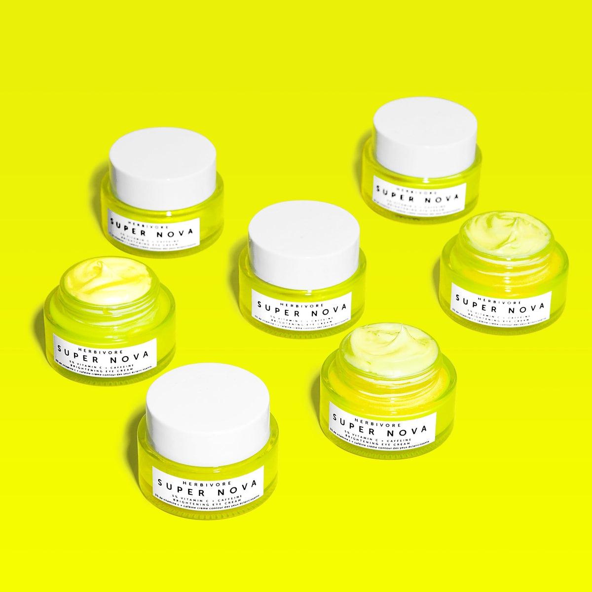 Super Nova 5% THD Vitamin C Brightening Eye Cream for Dark Circles & Puffiness - Anti-Aging Eye Treatment for Wrinkles & Fine Lines - Day & Night Use for Brighter, Youthful Eyes