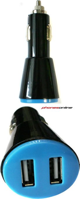 Fast Charging Dual USB Car Charger - 4.8A High Speed Car Adapter for iPhone, Android, Samsung - Perfect for Road Trips, Commuting & Travel Accessories