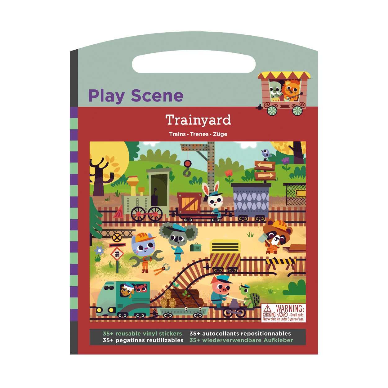 Trainyard Play Scene - Realistic Toy Train Set for Kids | Perfect for Imaginative Play & Train Enthusiasts | Great for Birthday Gifts & Educational Playtime
