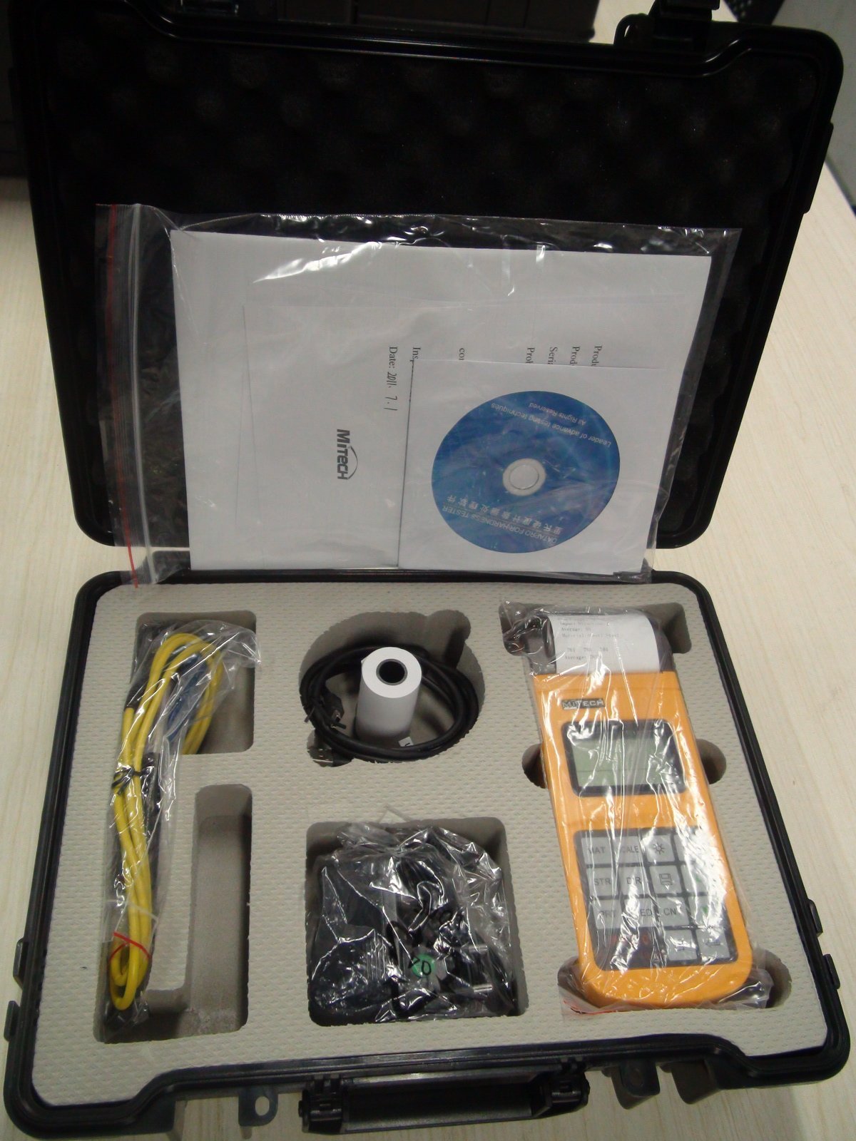 Mitech MH310 Digital Leeb Hardness Tester Kit with USB Cable & Analysis Software - Portable Metal Hardness Testing for Steel, Aluminum, Alloys in Factories & Labs