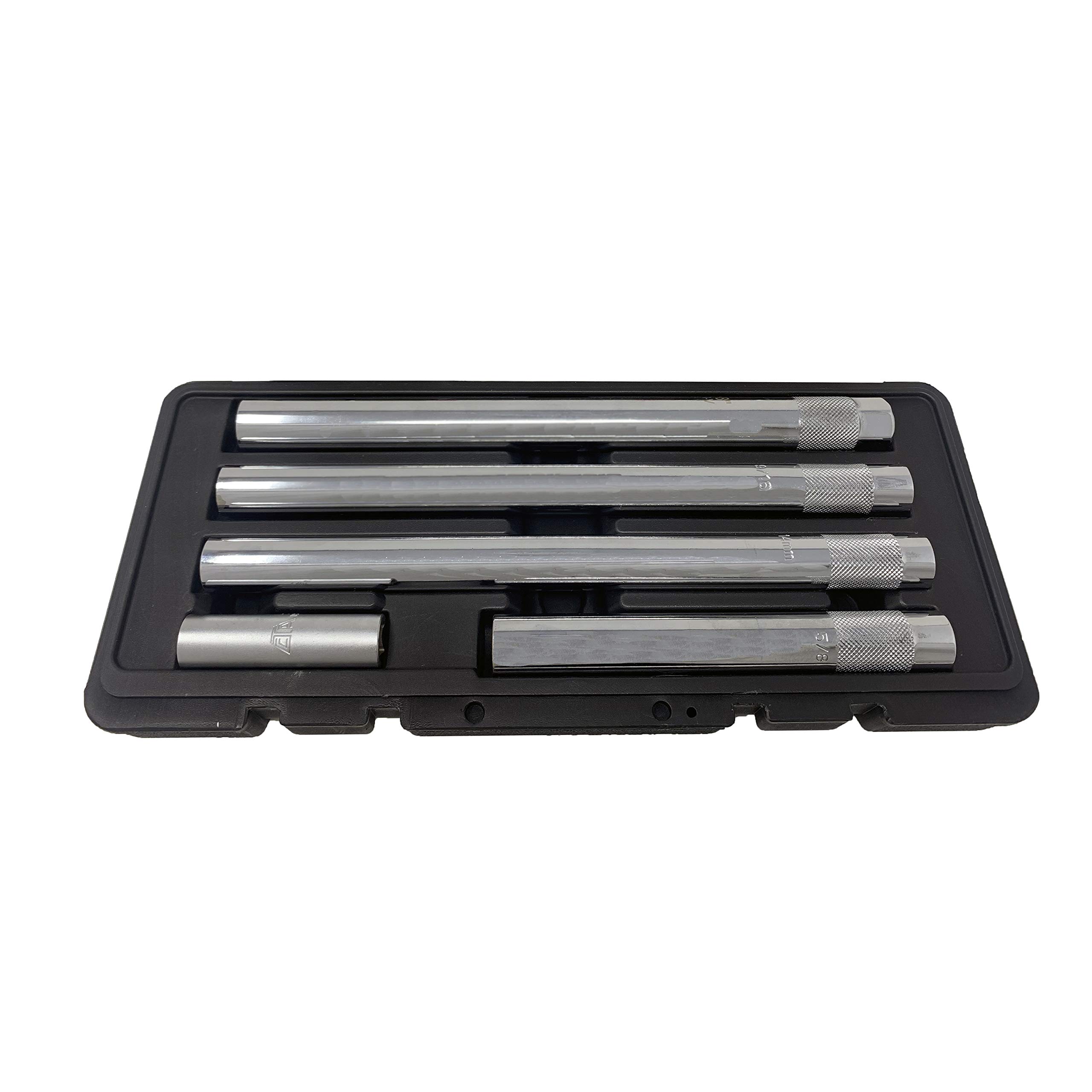CTA Tools 5061 5-Piece Spark Plug Socket Set – Professional Auto Repair Kit for Cars, Trucks & Motorcycles – Perfect for DIY Mechanics & Garage Use