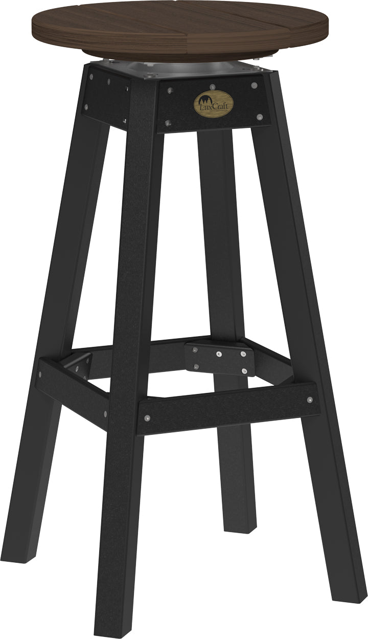 LuxCraft 360° Swivel Bar Stool with Adjustable Height - Modern Kitchen Island & Home Bar Counter Stool for Dining & Entertaining