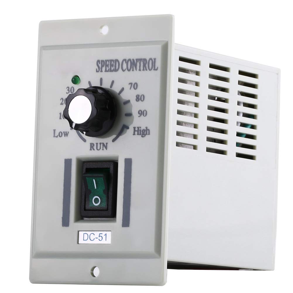 110V AC to 24V-90V DC Motor Speed Controller - Adjustable Single Phase Electric Motor Governor (0.02W-400W) for DIY Projects, CNC Machines & Power Tools