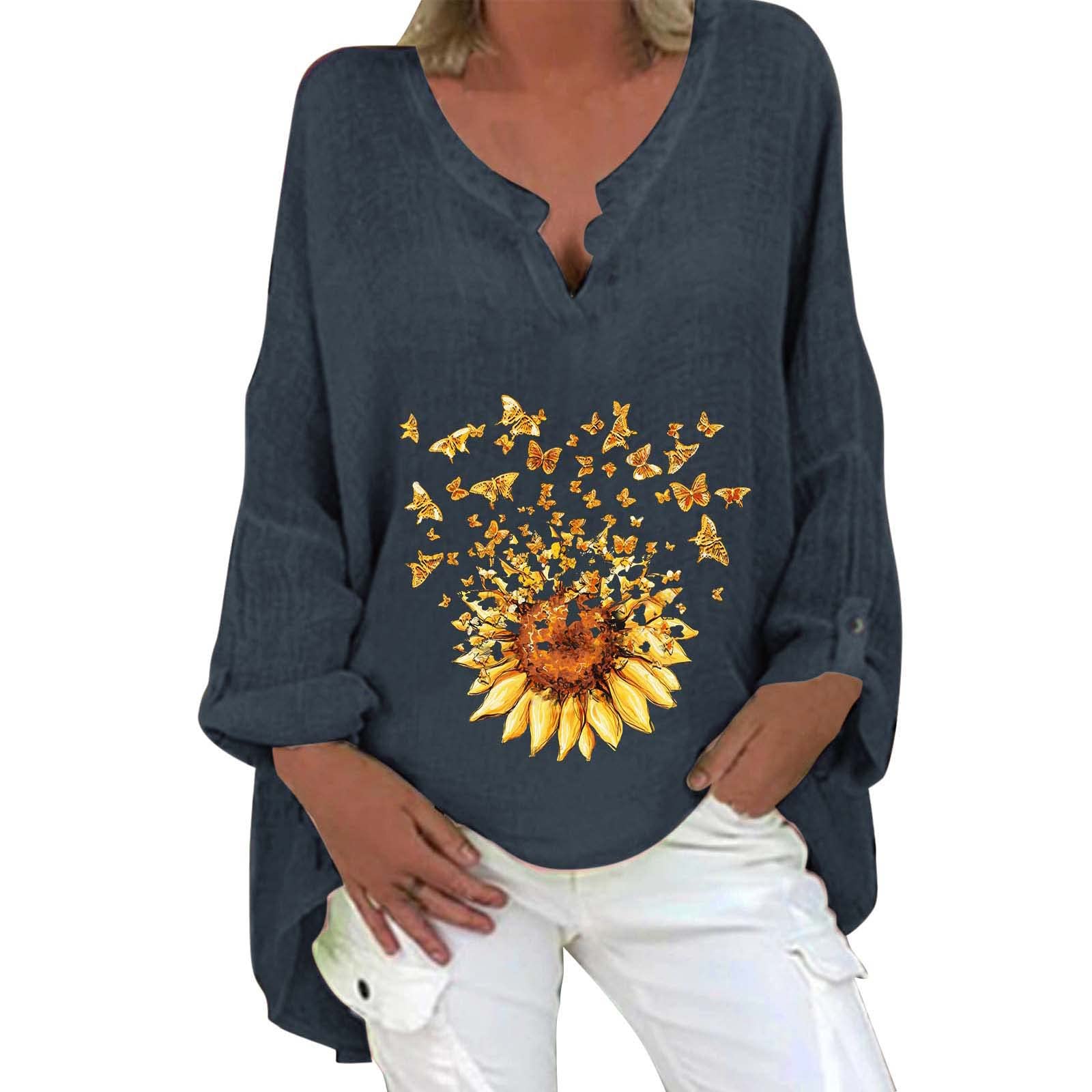 Plus Size Linen Shirts for Women - Breathable Short Sleeve Summer Tops & Casual Tunic Tees | Perfect for Beach Outings, Vacation Wear & Everyday Comfort