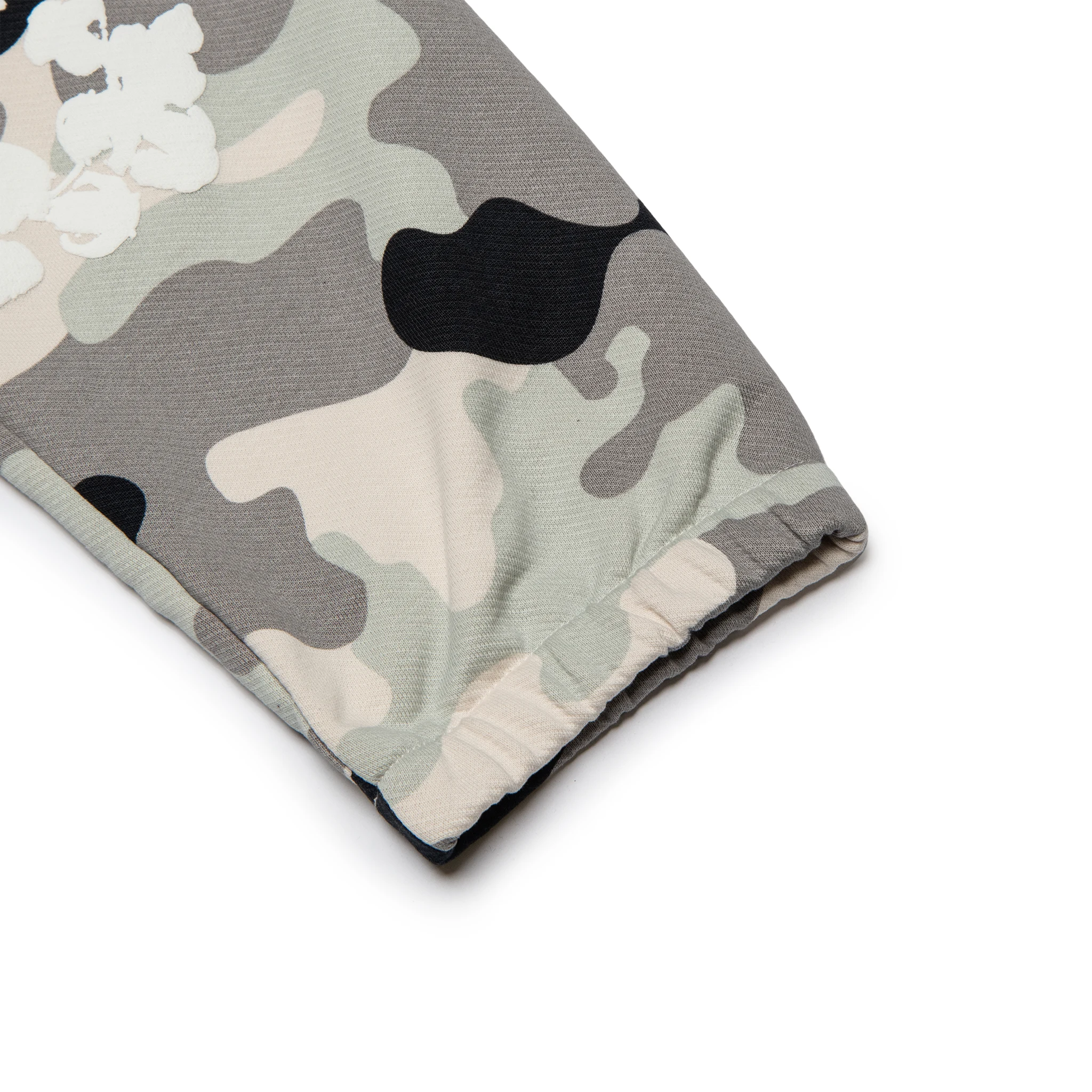 Denim Tears White Camo Cotton Wreath Sweatpants for Men - Comfortable Streetwear Joggers for Casual Wear & Lounge