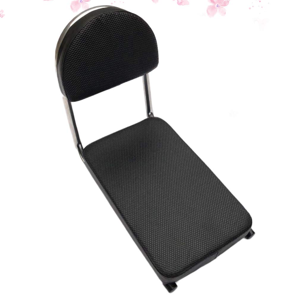 **Kids Bike Seat Backrest Cushion - Comfortable & Safe Rear Carrier Pad with Footrest for Children's Bicycles - Perfect for Family Rides, Commuting & Outdoor Adventures**