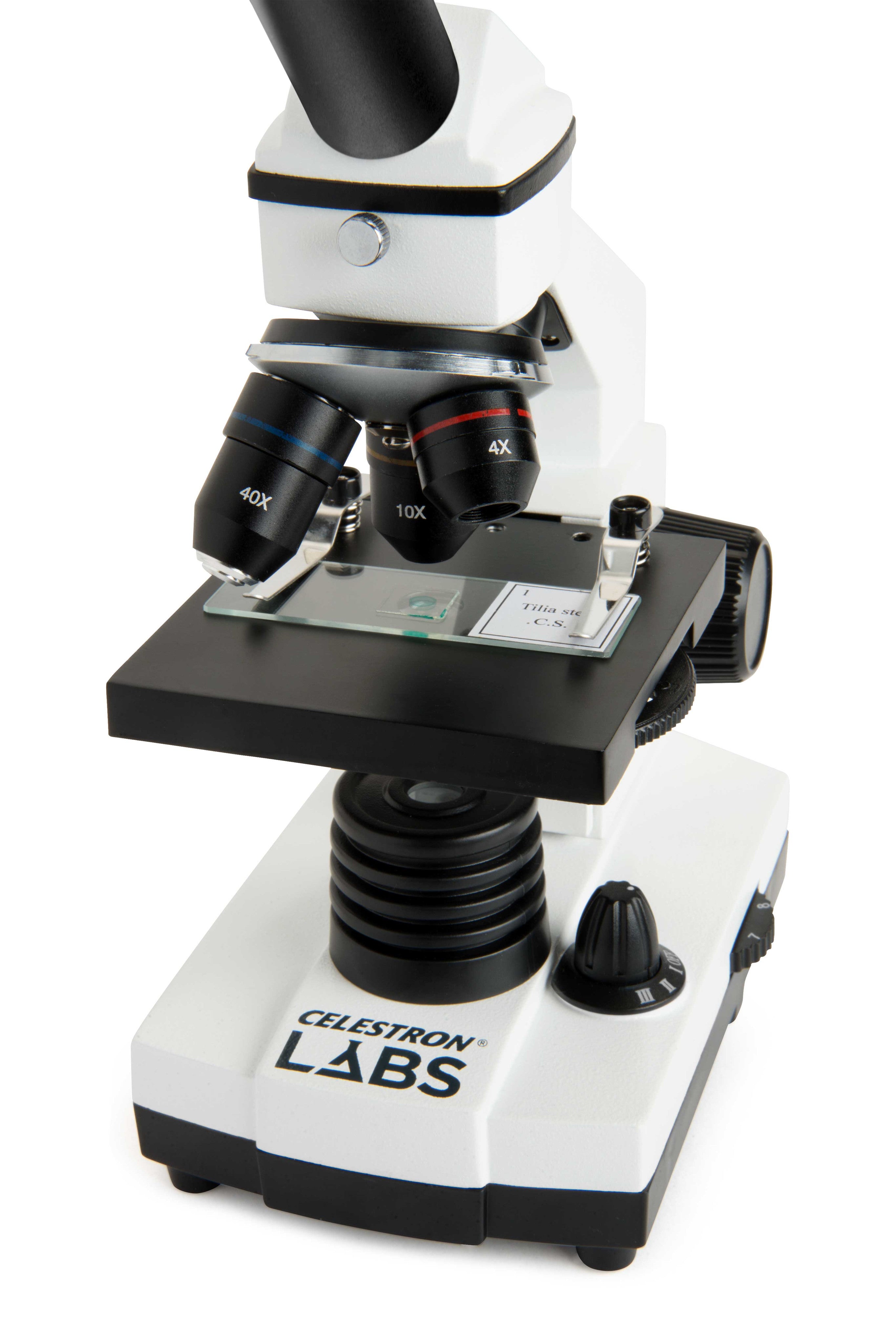 Refurbished Celestron Labs CM800 Compound Microscope 40X-2000X Magnification with LED Illumination | Ideal for Students, Hobbyists & Home Science Labs