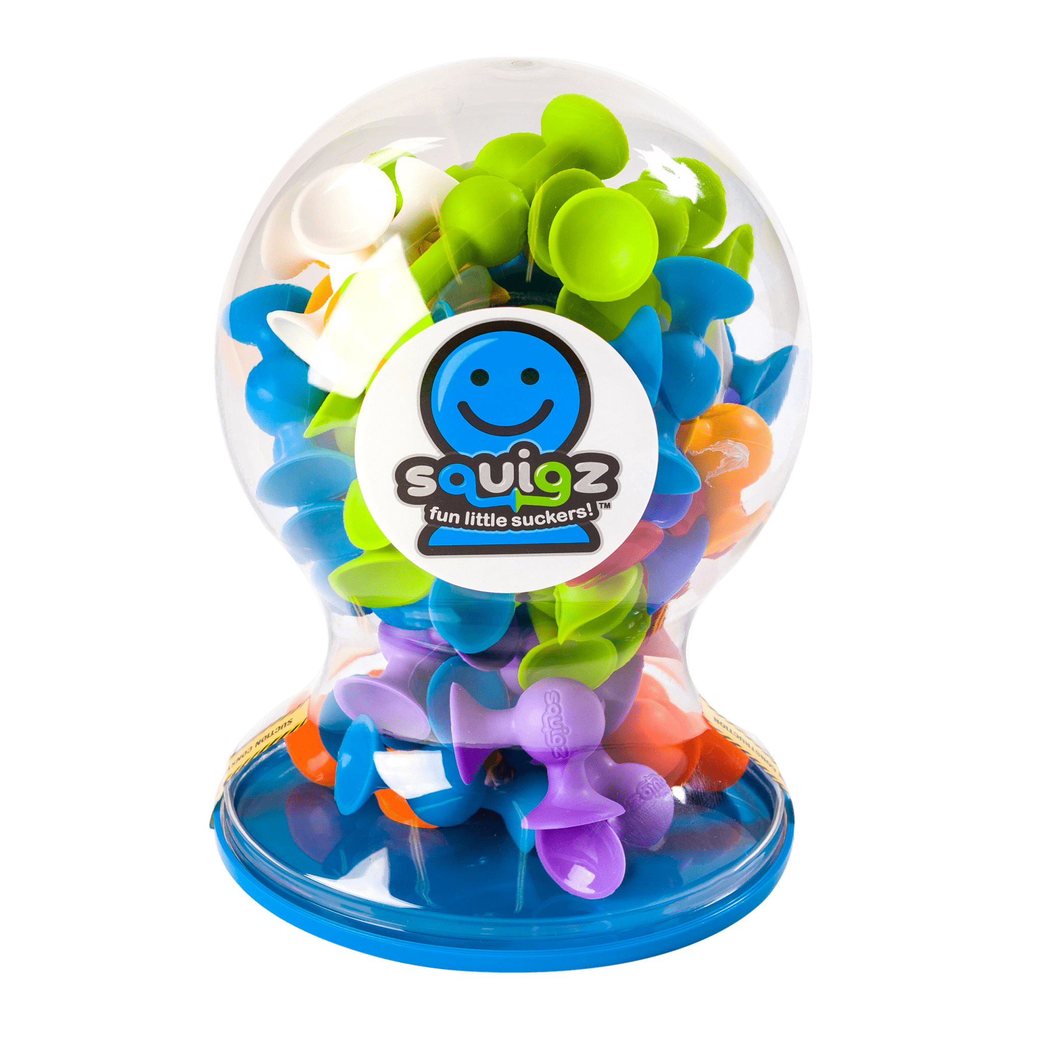 Fat Brain Toys Squigz Deluxe Set - 50-Piece STEM Learning Building Toy for Kids, Creative Construction & Sensory Play - Perfect for Home, Classroom & Travel Activities