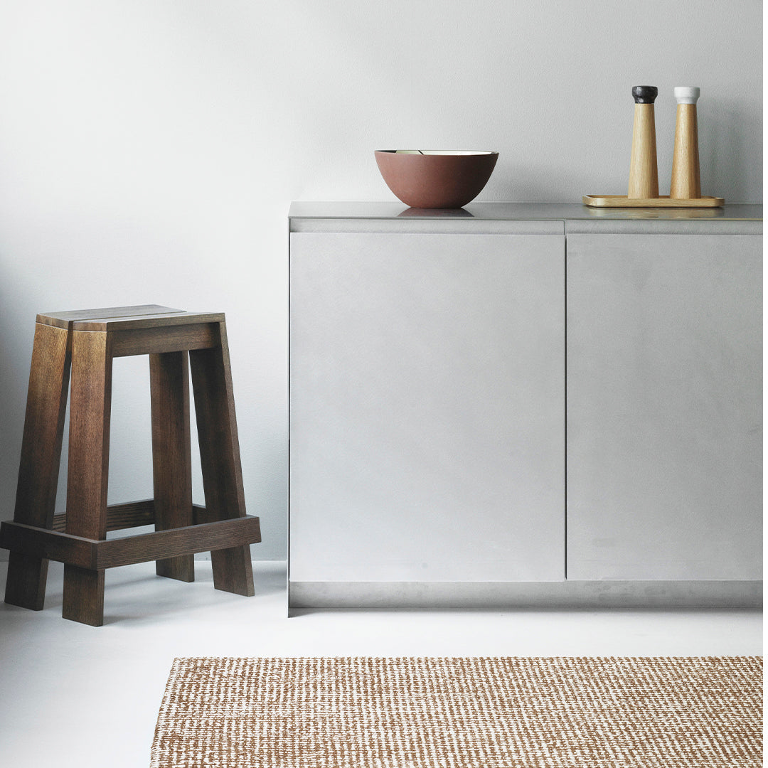 Yuchen Wu Flick Rug by Normann Copenhagen - Modern Handwoven Wool Area Rug for Living Room, Bedroom & Office Decor