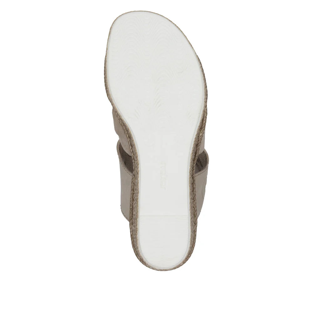 Rieker 68789 Women's Comfortable Beige Casual Shoes for Walking, Work & Everyday Wear