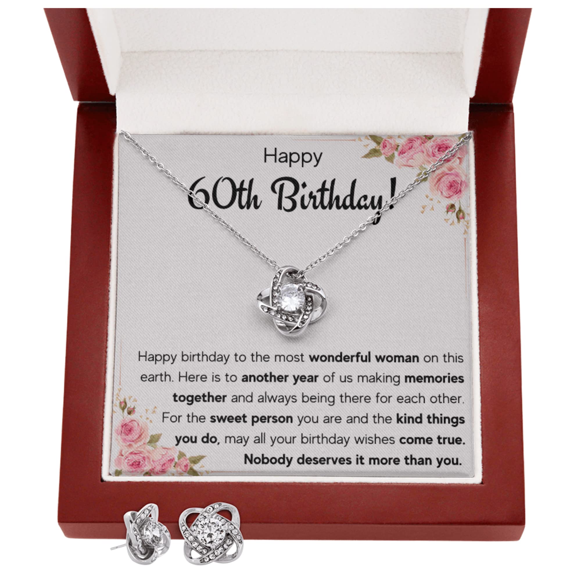 60th Birthday Gifts for Women - Elegant Necklace with Gift Box | Perfect for Milestone Celebrations