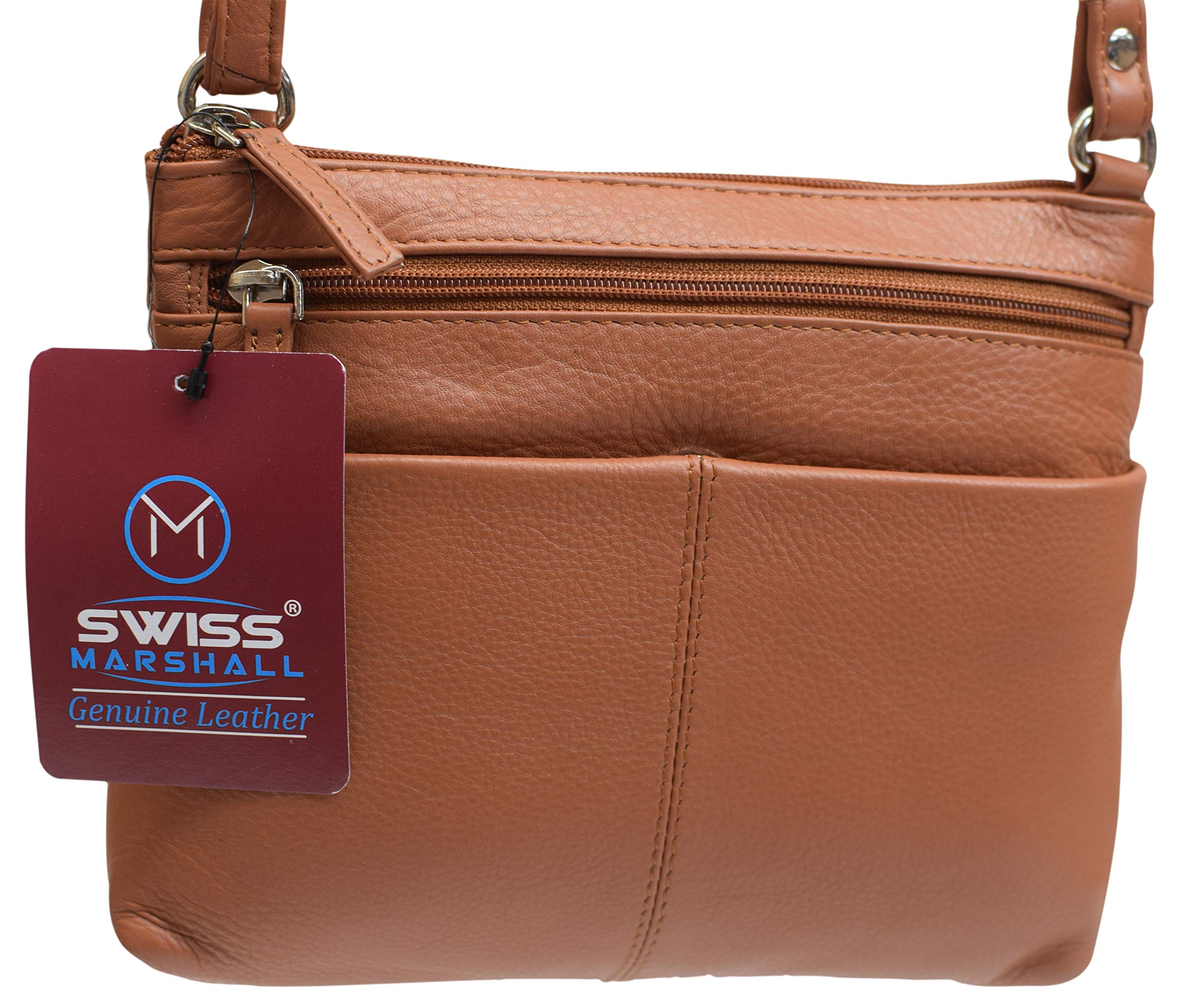 Premium Women's Leather Crossbody Shoulder Bag - Luxury Handbag Purse for Ladies - Perfect for Work, Travel & Everyday Use