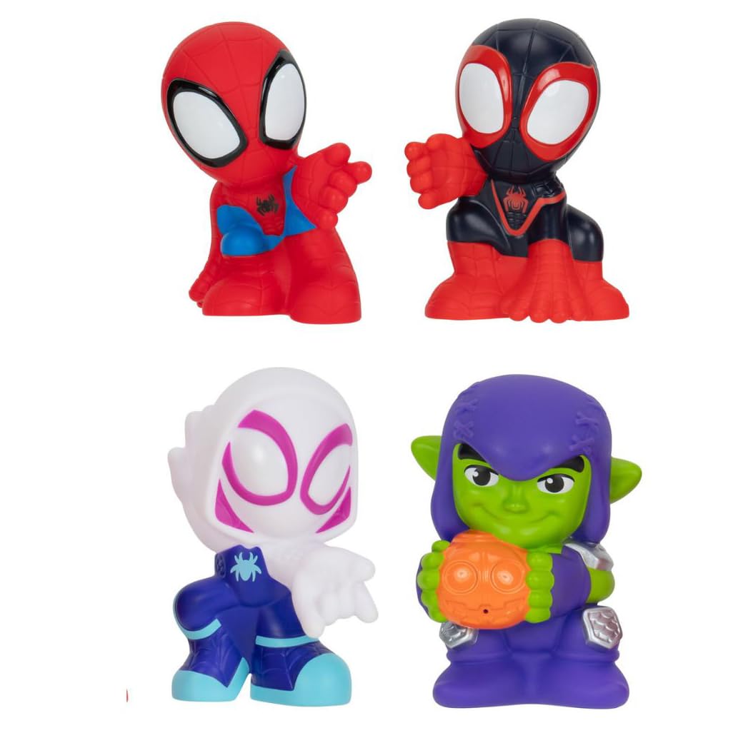 Marvel Spiderman Bath Toy for Kids - Waterproof Superhero Action Figure - Fun Bathtime Play for Toddlers & Children - Perfect Gift for Birthday & Christmas