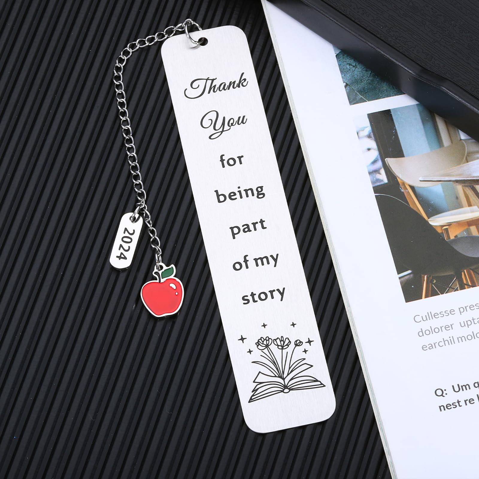 Personalized Teacher Appreciation & Graduation Gifts 2024 - Inspirational Bookmarks for Educators, Thank You Gifts for Women & Men - Perfect for Retirement, Christmas, Valentine's Day & End of Year Celebrations - Thoughtful Classroom & Office Decor