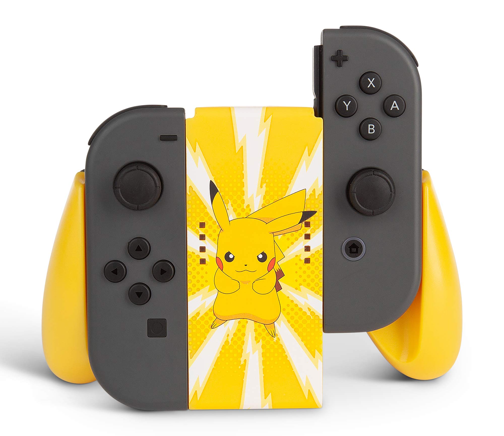 PowerA Pokemon Joy-Con Comfort Grip for Nintendo Switch & Switch Lite - Officially Licensed Pikachu Design Ergonomic Controller | Perfect for Gaming at Home or Travel