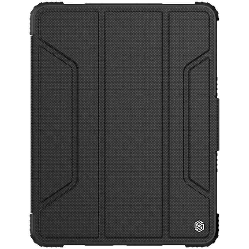 NILLKIN Premium Leather Bumper Case for iPad Air 4 - Full Body Protection with Apple Pencil Holder | Perfect for Work, Travel & Everyday Use