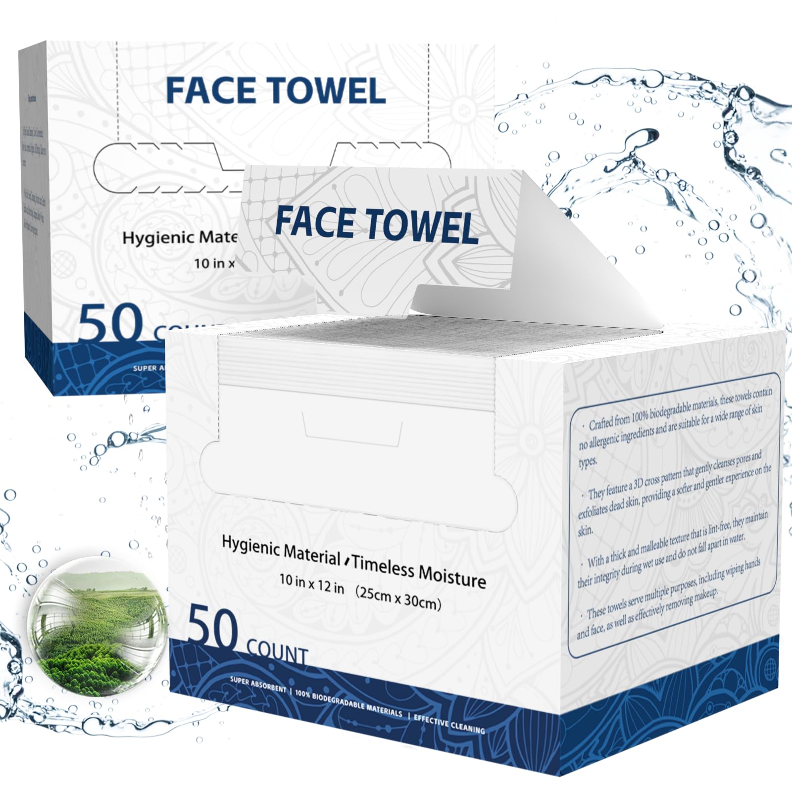Disposable Face Towels 10