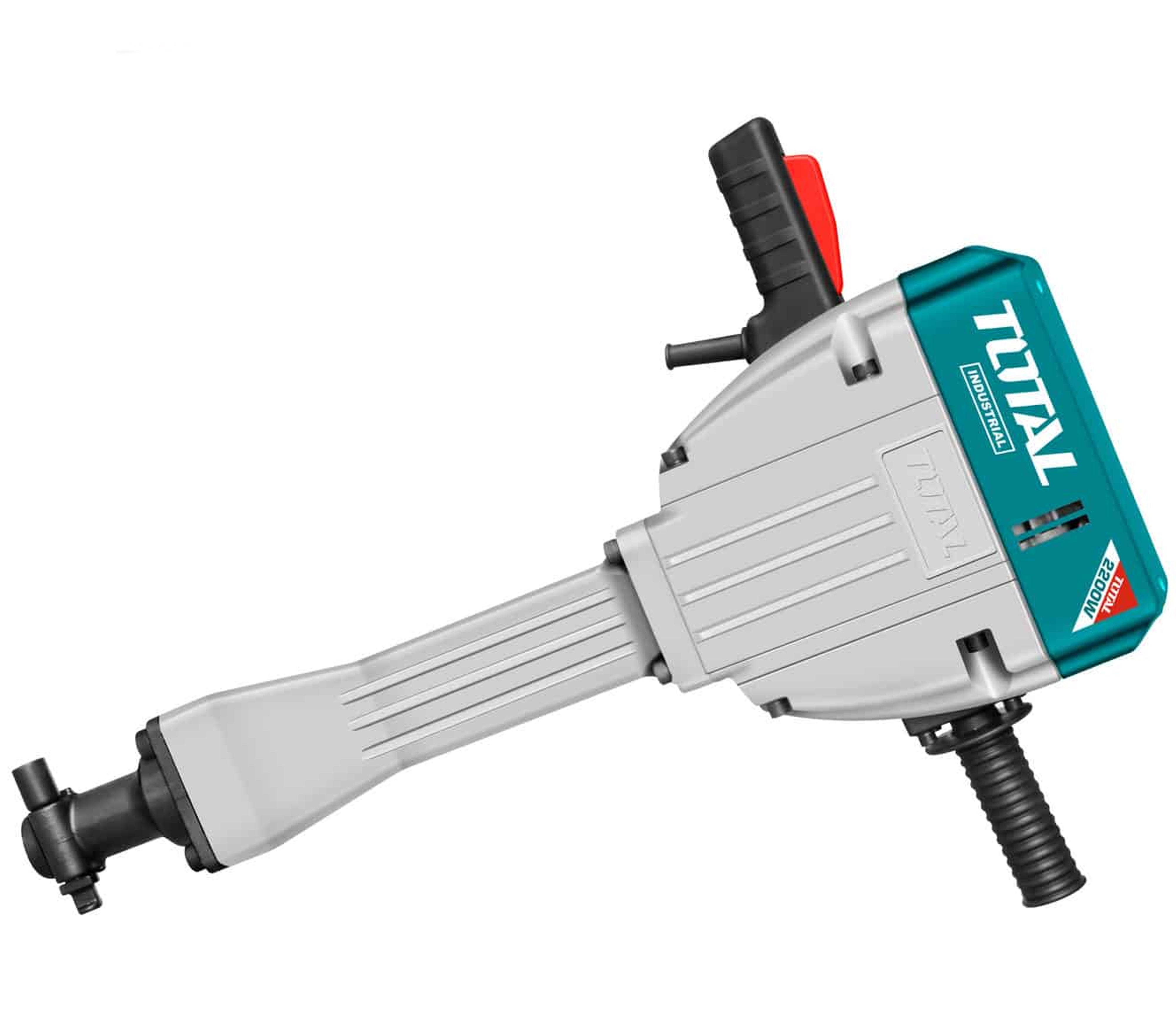 2200W Heavy Duty Concrete Demolition Hammer - Powerful Electric Jackhammer for Breaking Concrete, Rocks, and Tiles - Ideal for Construction, Renovation, and DIY Home Projects