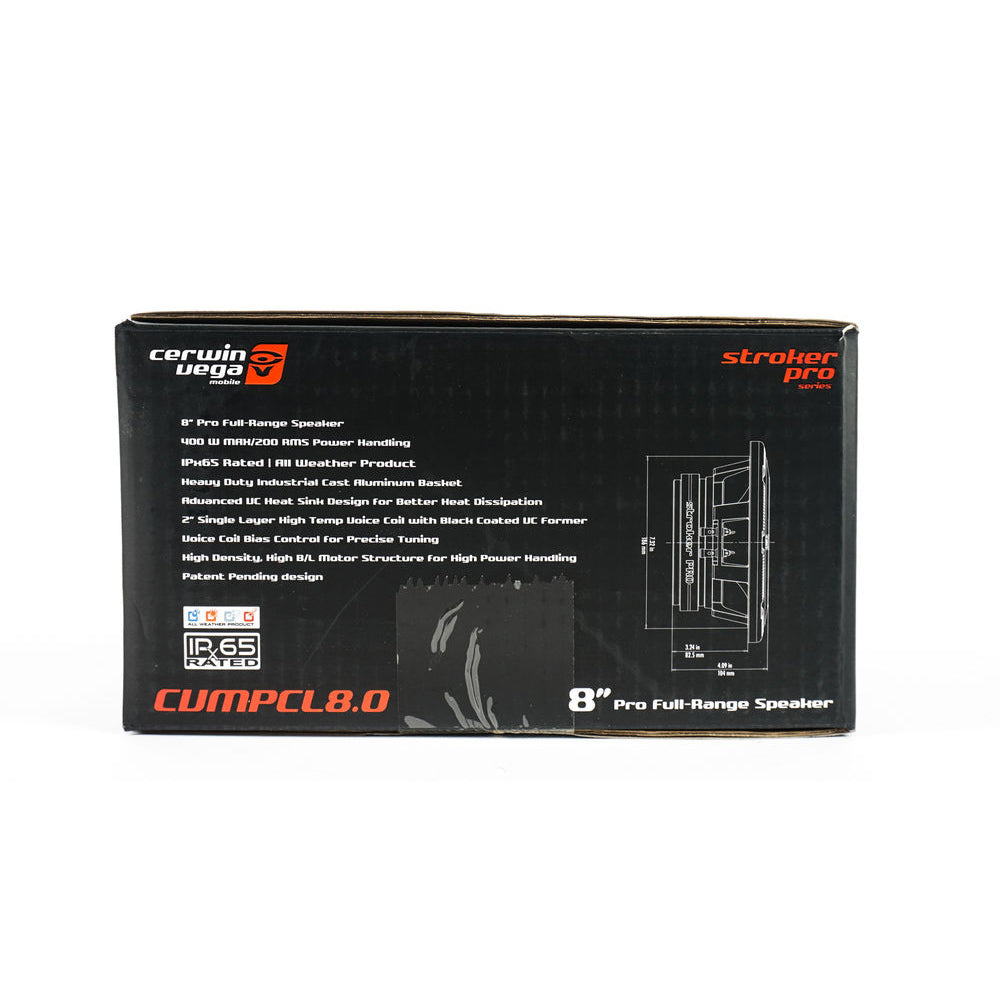 Cerwin Vega CVMPCL8.0 Stroker Pro Series 8