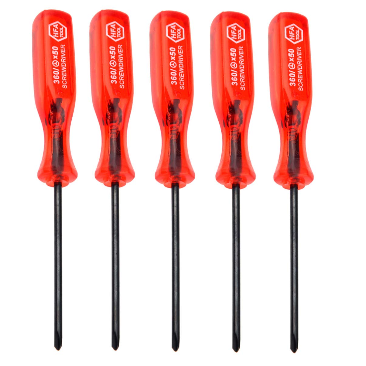 5PCS Triwing Screwdriver Set - Y-Shaped Precision Screwdrivers for Gameboy Repair, Electronics & Small Device Maintenance - Portable Tool Kit for DIY, Phone, Laptop & Nintendo Switch Accessories (Red)