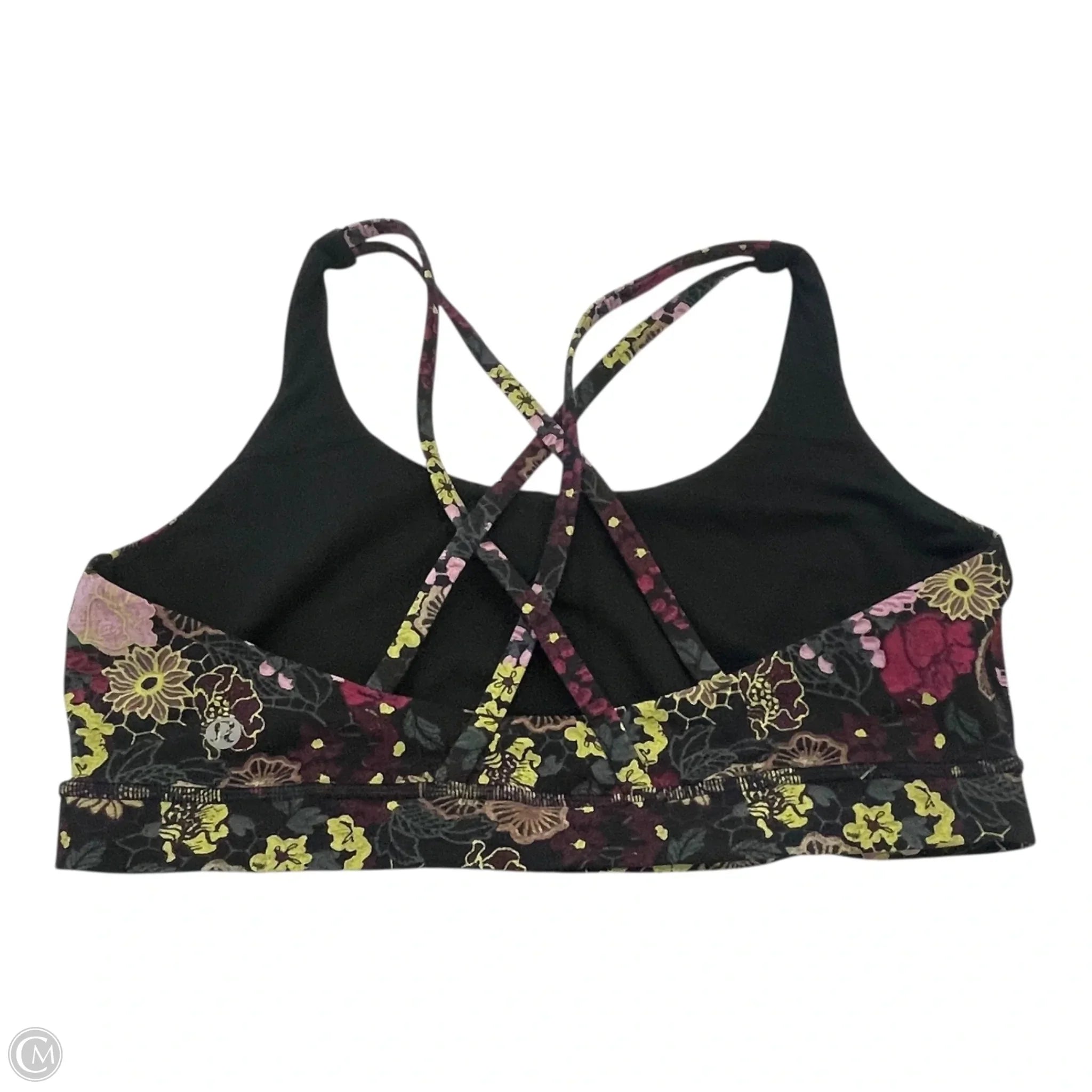 Lululemon Floral Print Athletic Sports Bra - Size 12 for Women | High-Impact Workout, Yoga & Running Support