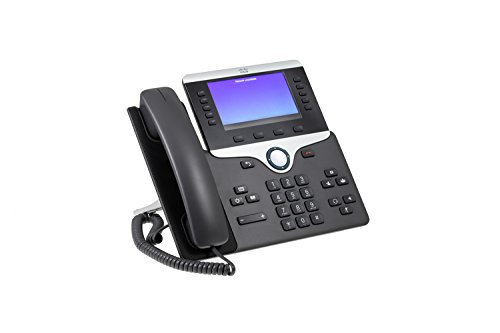 Refurbished Cisco CP-8851-K9 8851 5-Line Color Display IP Phone - Business VoIP Office Communication System for Call Centers & Remote Work