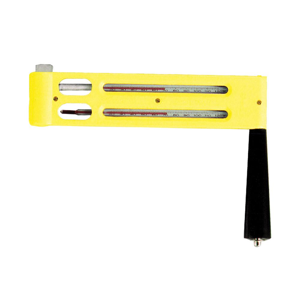 Professional Sling Psychrometer for Humidity Measurement - Accurate 5°C to 50°C (-40°F to 122°F) Range | Ideal for Weather Monitoring, HVAC Testing & Agricultural Applications