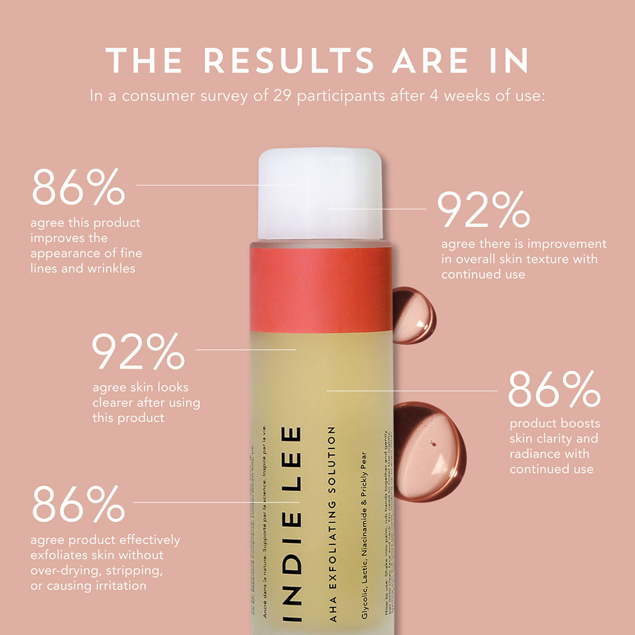 AHA Exfoliating Toner for Face - Glycolic Acid & Lactic Acid Exfoliator - Brightening & Pore Minimizing - Gentle Chemical Peel for Glowing Skin - Perfect for Daily Skincare Routine & Acne Treatment